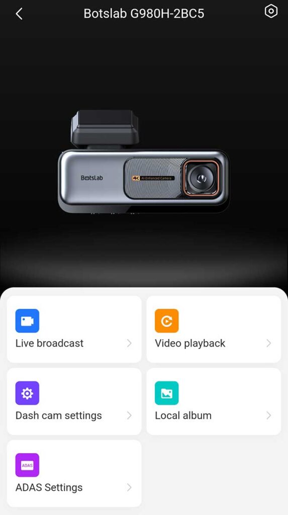 botslab dash cam app