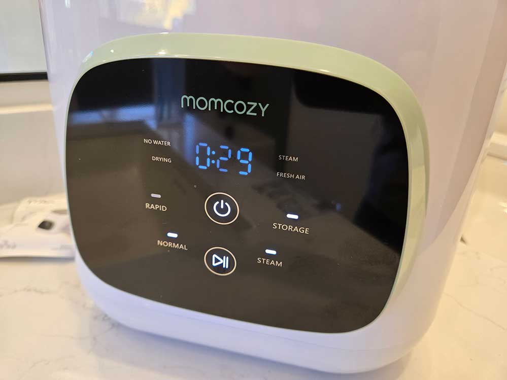 momcozy-kleanpal-pro-control panel