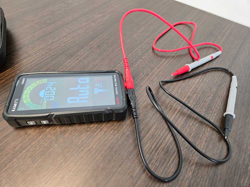 setting up digital multimeter