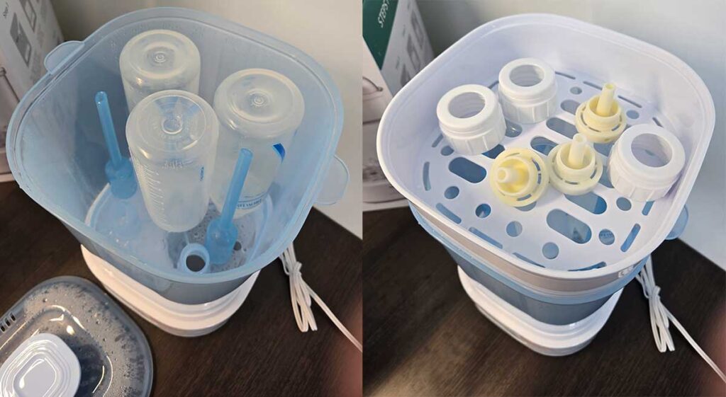 GROWNSY-Bottle-Sterilizer-and-Dryer capacity