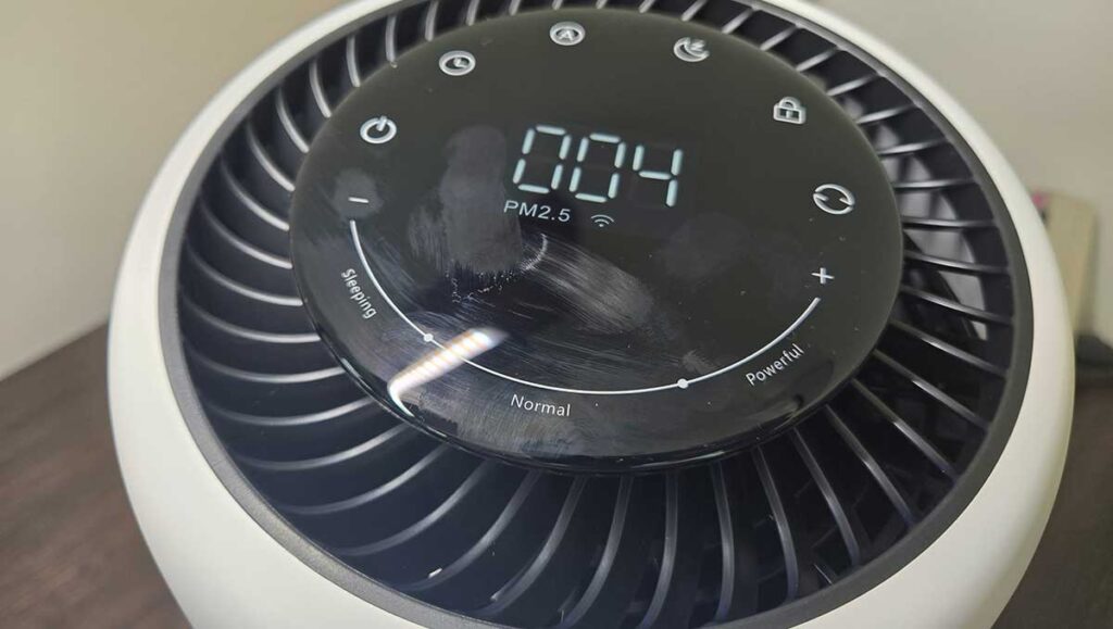 Provirtec-ClearBreathe-Smart-Air-Purifier-AP-01 fingerprints