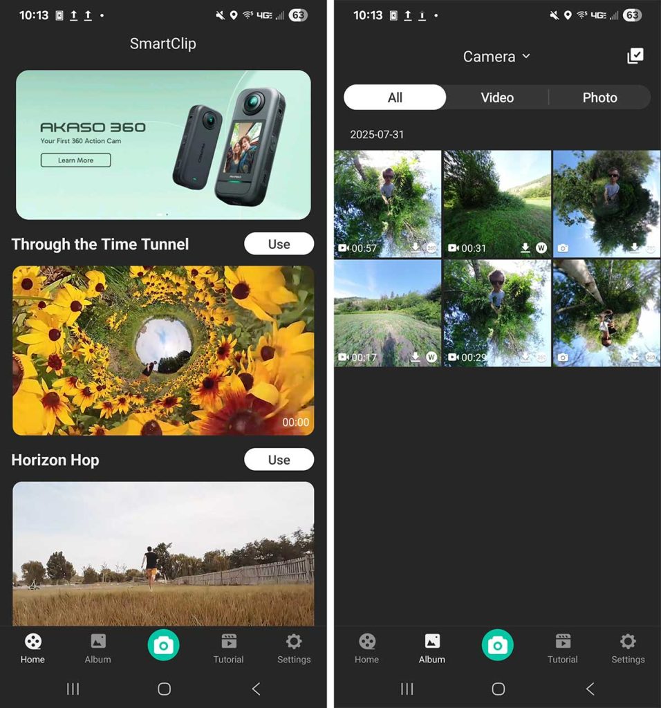 akaso 360 app