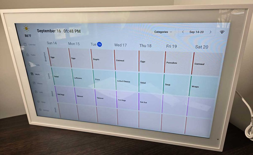dragontouch digital calendar