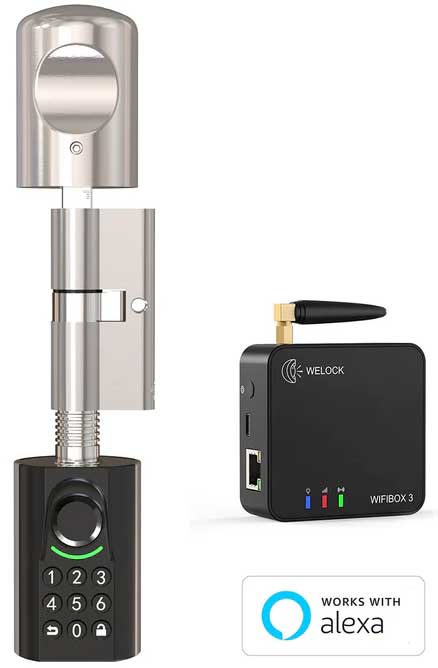 WELOCK-smart-lock-cylinder-U71 with wifi box 3