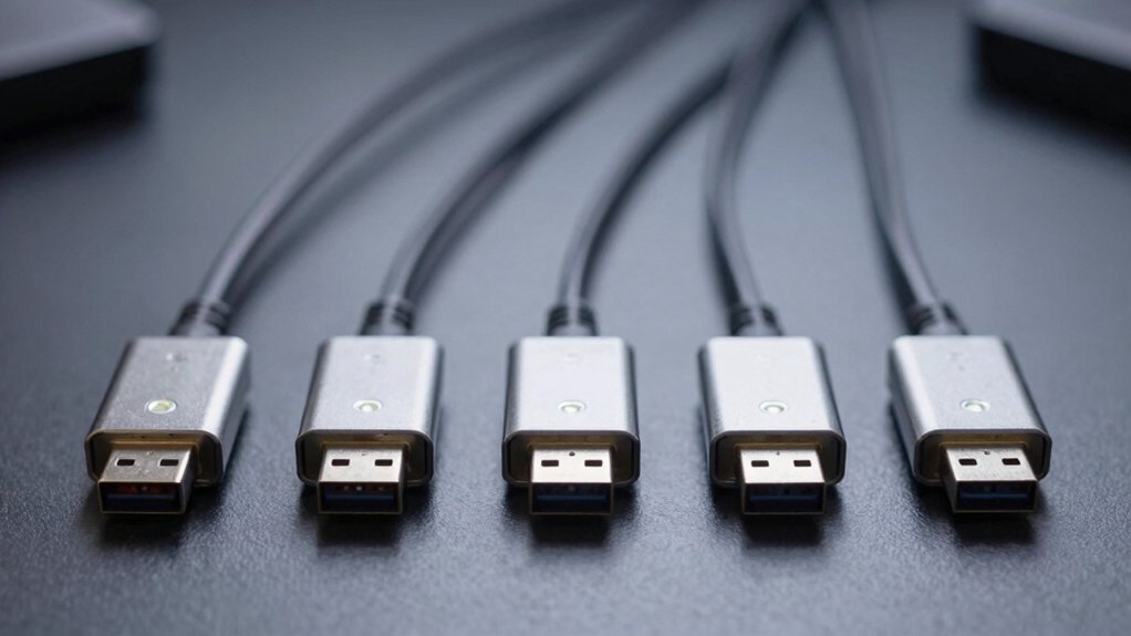 five usb to sata adapters