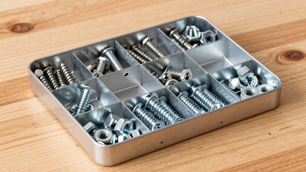 magnetic screw organizer features durability portability