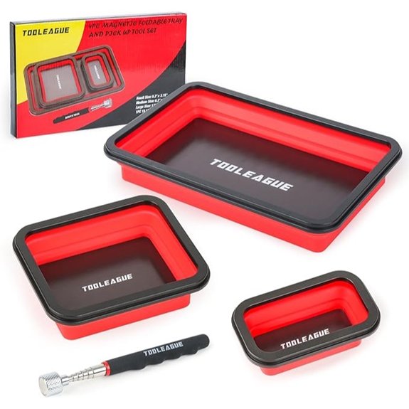 tooleague magnetic parts tray set