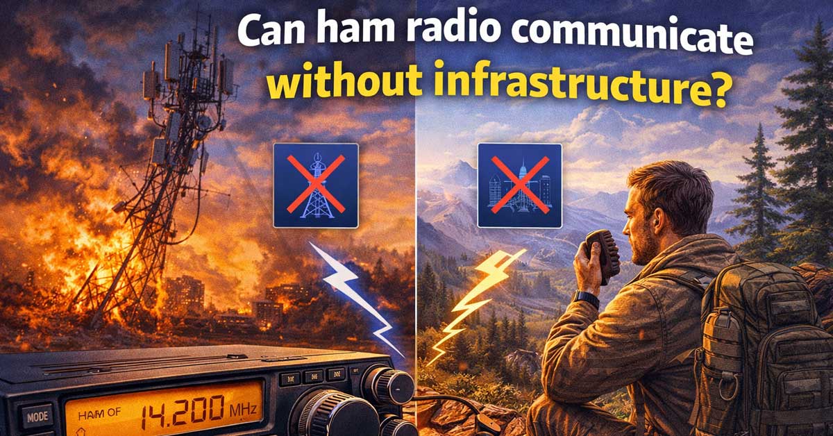 Can Ham Radio Communicate Without Infrastructure