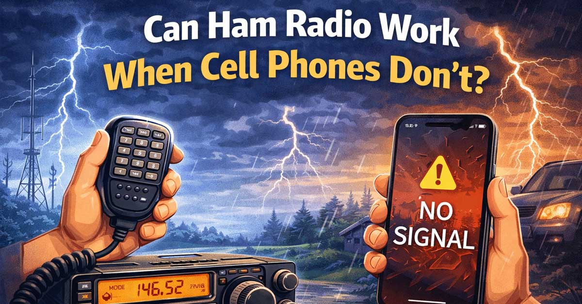 Can Ham Radio Work When Cell Phones Dont