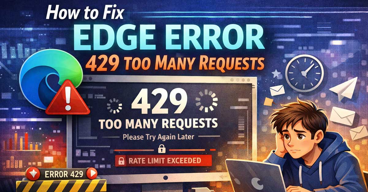 How to Fix Edge Error 429 Too Many Requests