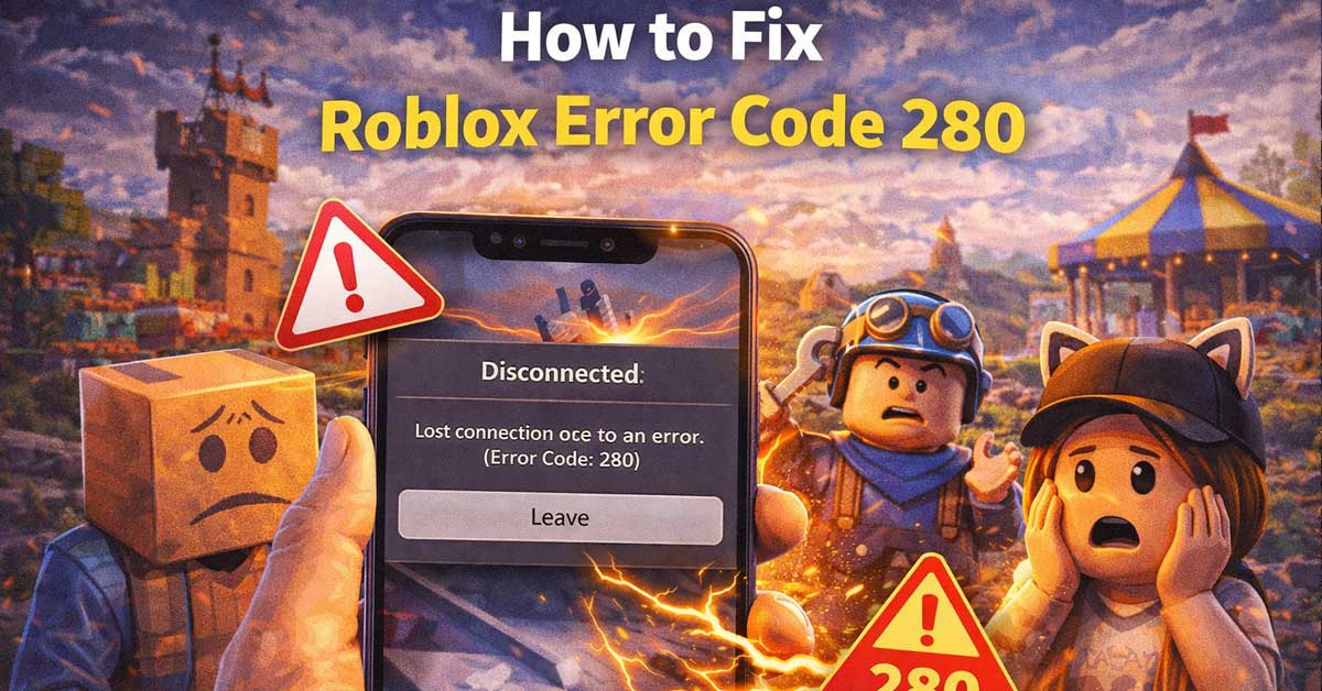 How to Fix Roblox Error Code 280