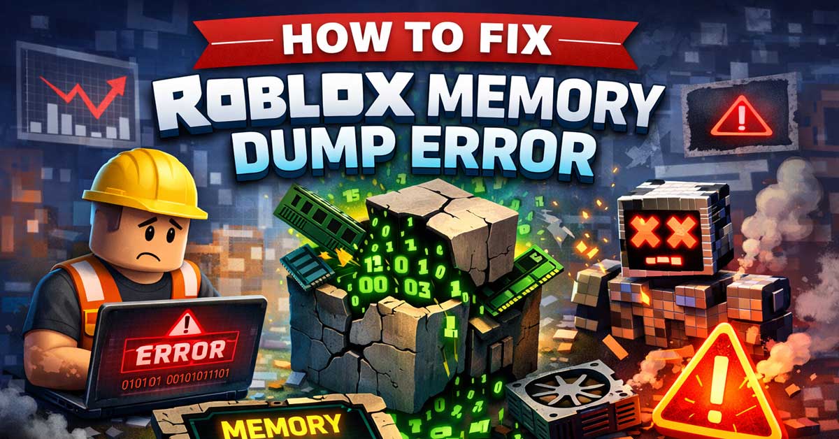 How to Fix the Roblox Memory Dump Error