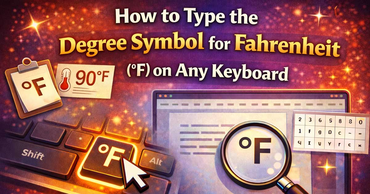 How-to-Type-the-Degree-Symbol-for-Fahrenheit