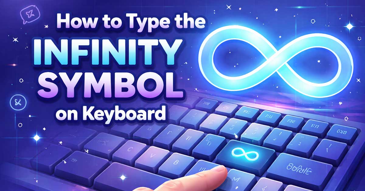 How to Type the Infinity Symbol on a Keyboard