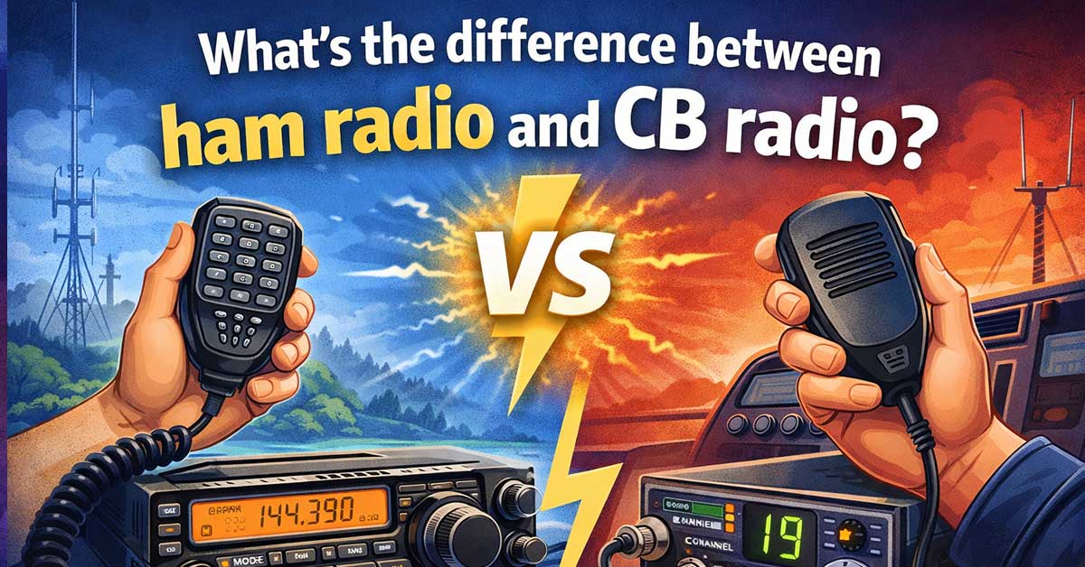 What's the Difference Between Ham Radio and CB Radio
