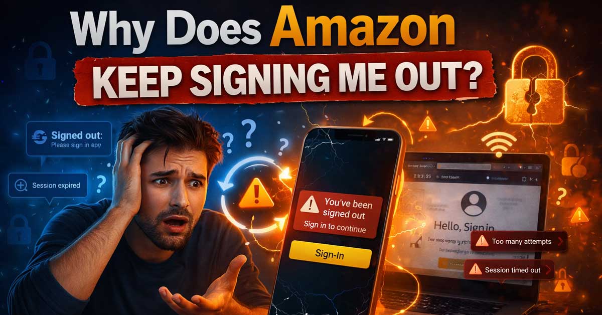 Why Does Amazon Keep Signing Me Out