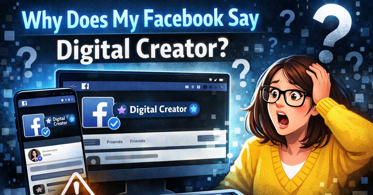 Why Does My Facebook Say Digital Creator