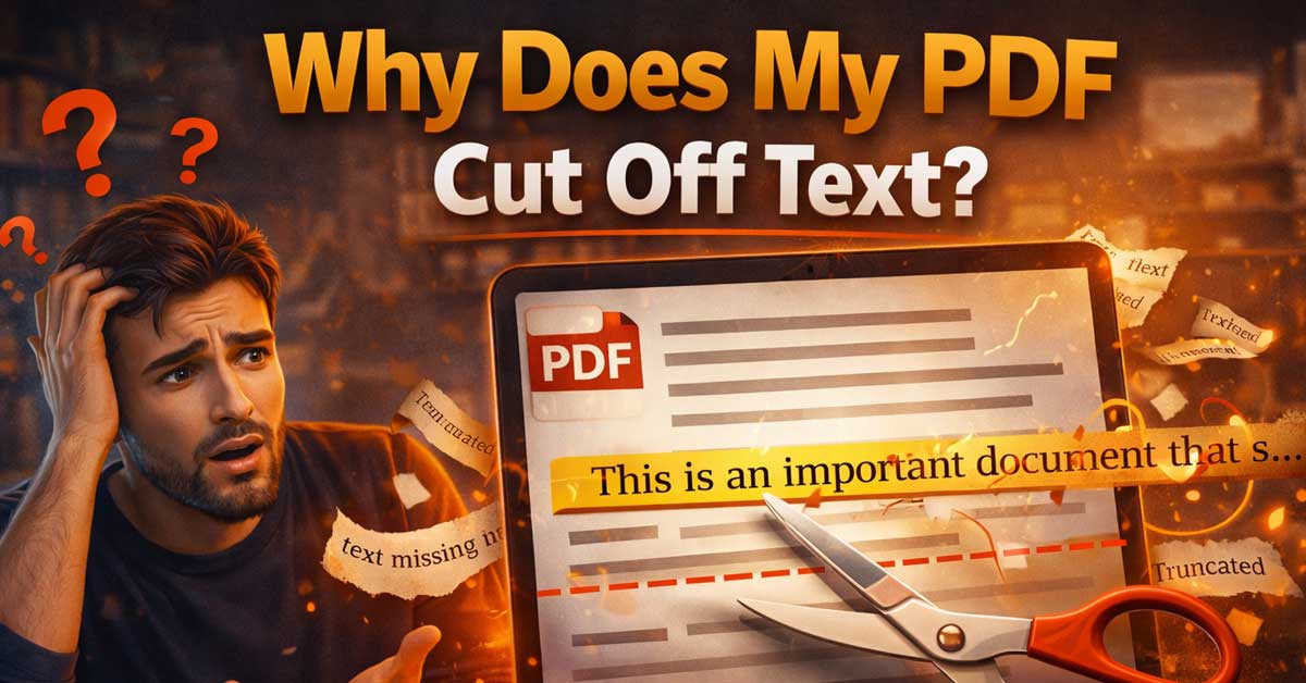 Why Does My PDF Cut Off Text