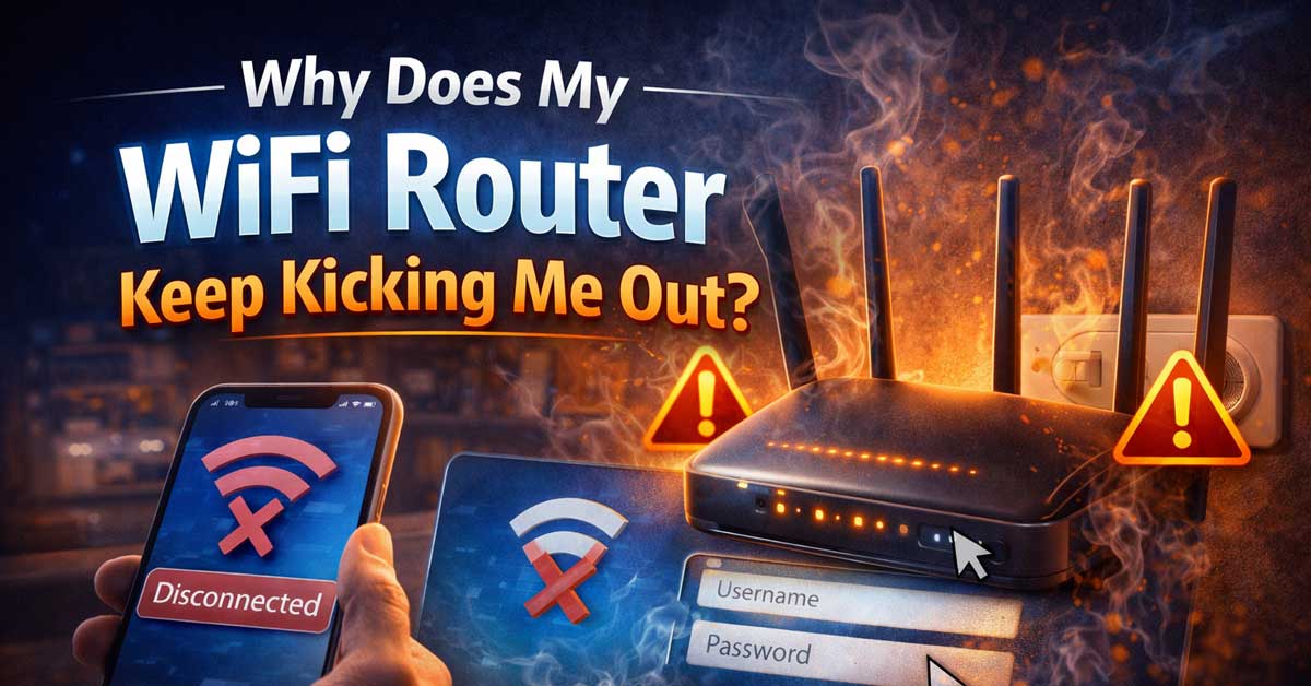 Why Does My WiFi Router Keep Kicking Me Out