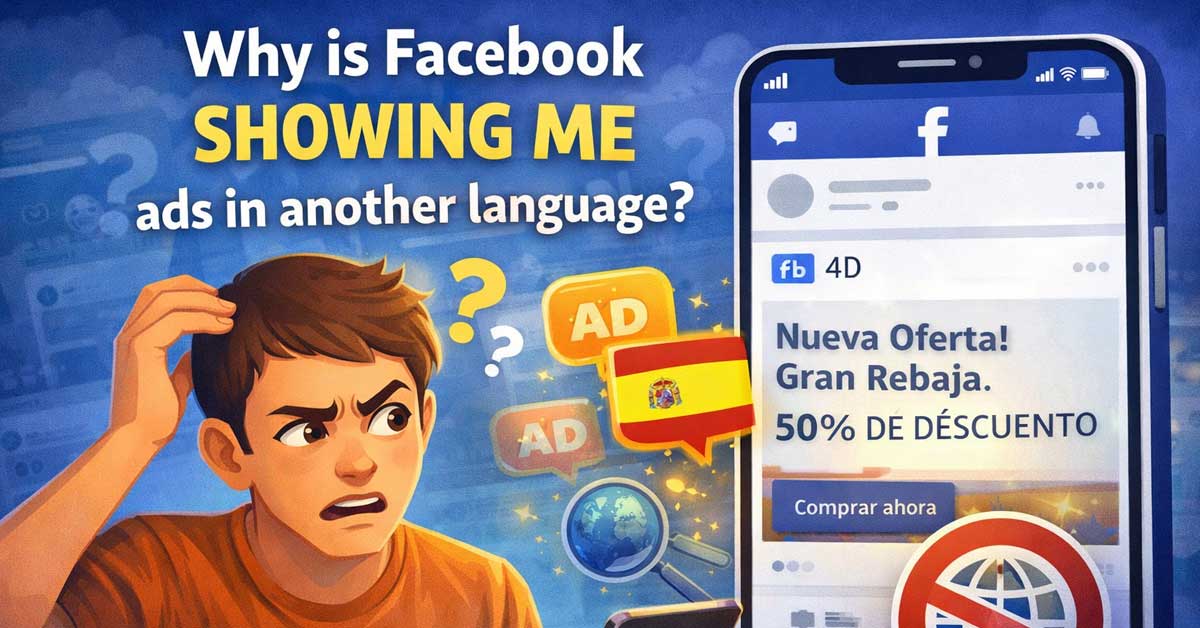 Why Is Facebook Showing Me Ads in Another Language