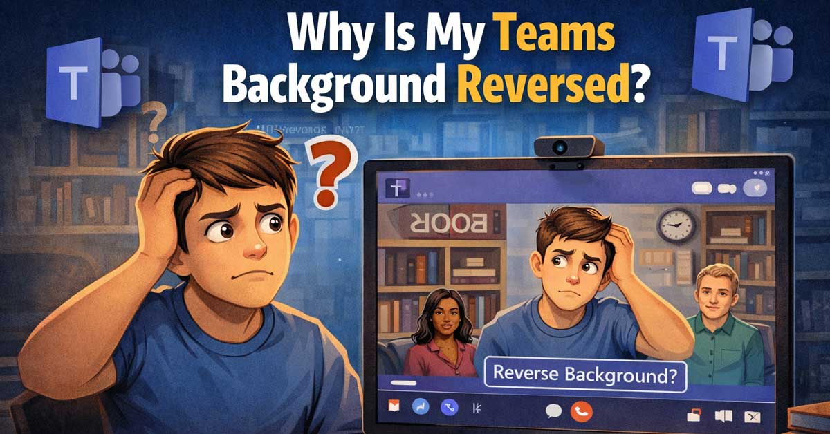 Why Is My Teams Background Reversed