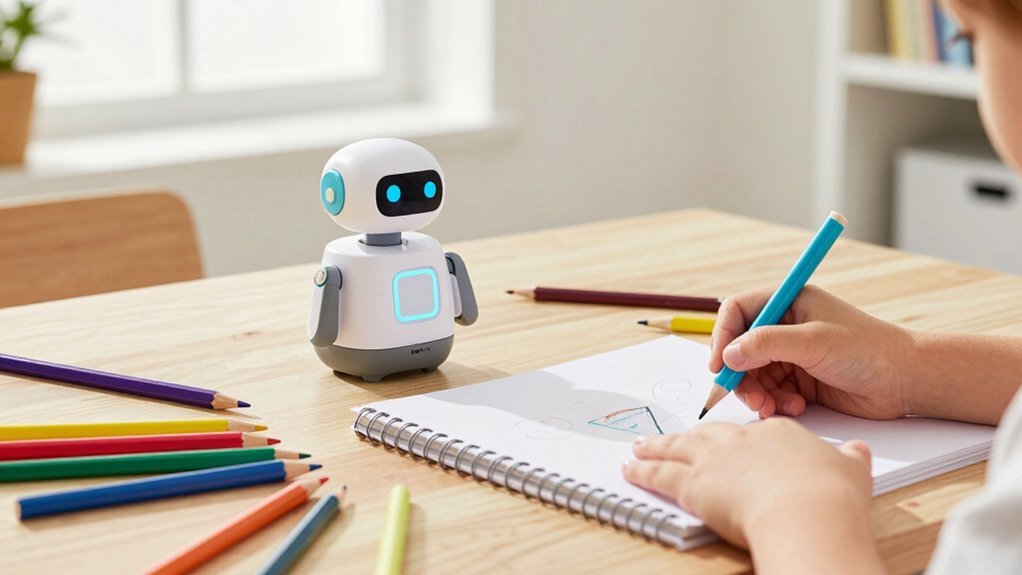 age appropriate safe educational drawing robots