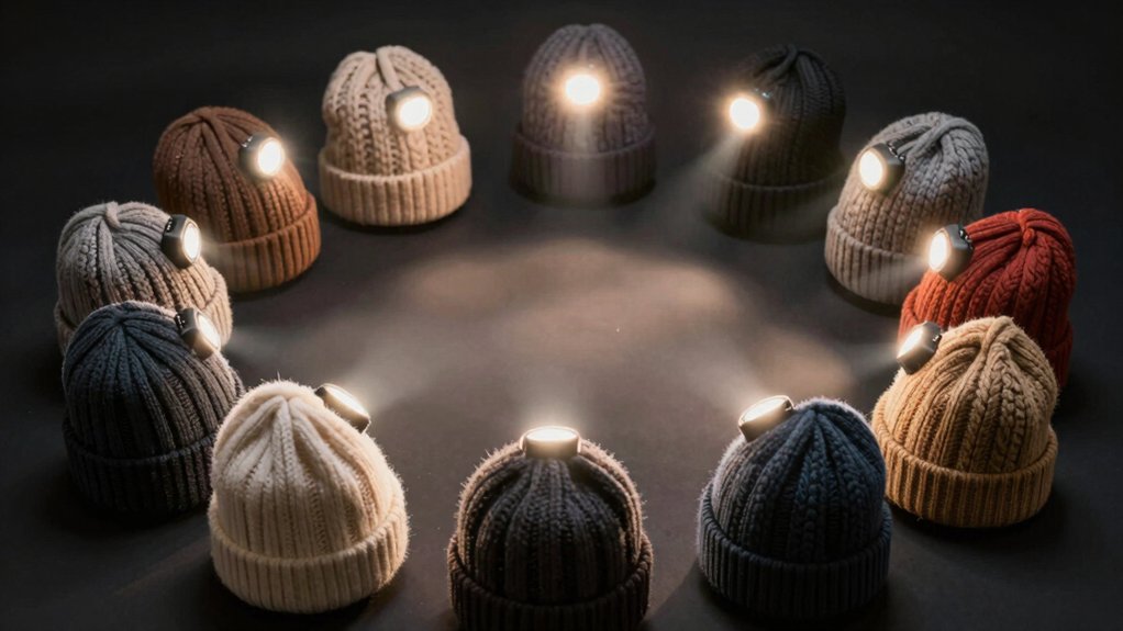 beanies with built in headlamps