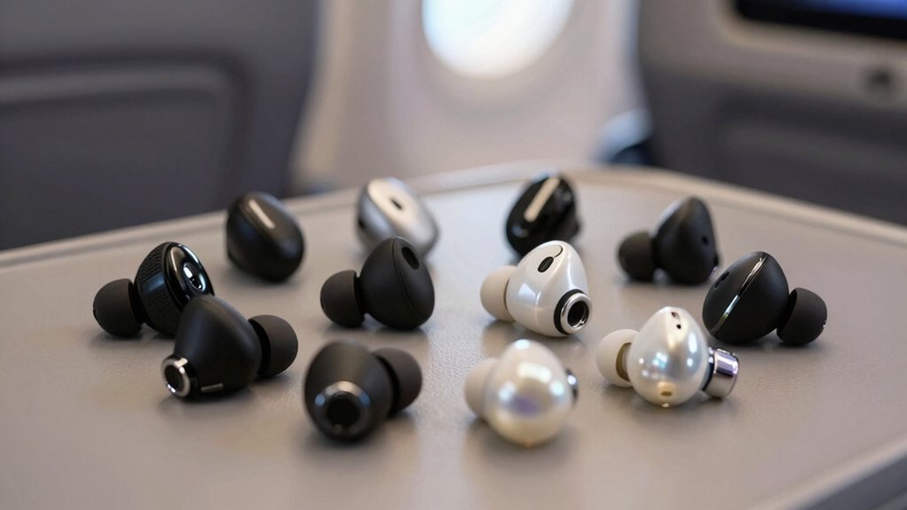 best earbuds for flying noise canceling