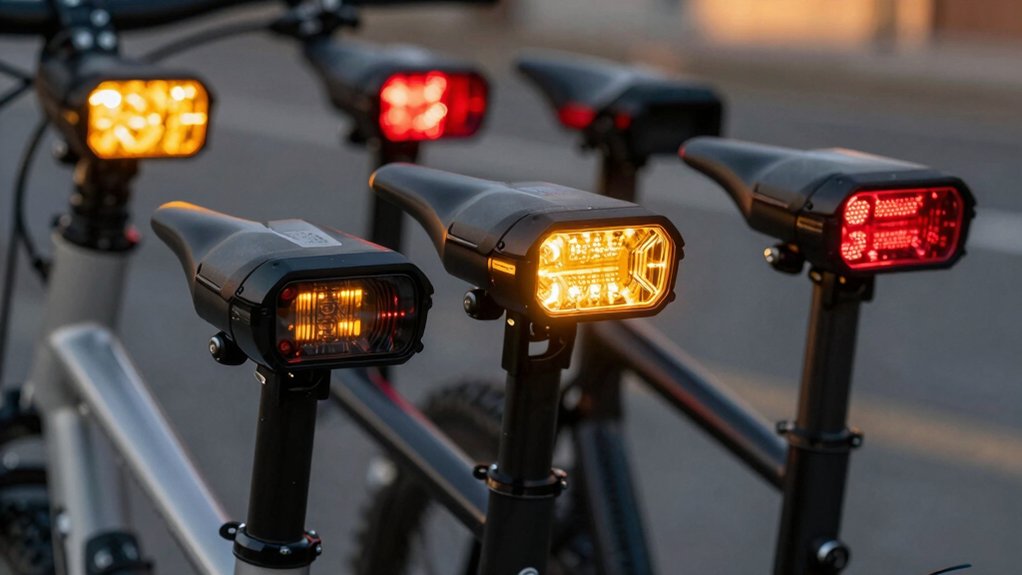 brightness battery life water resistance mounting compatibility