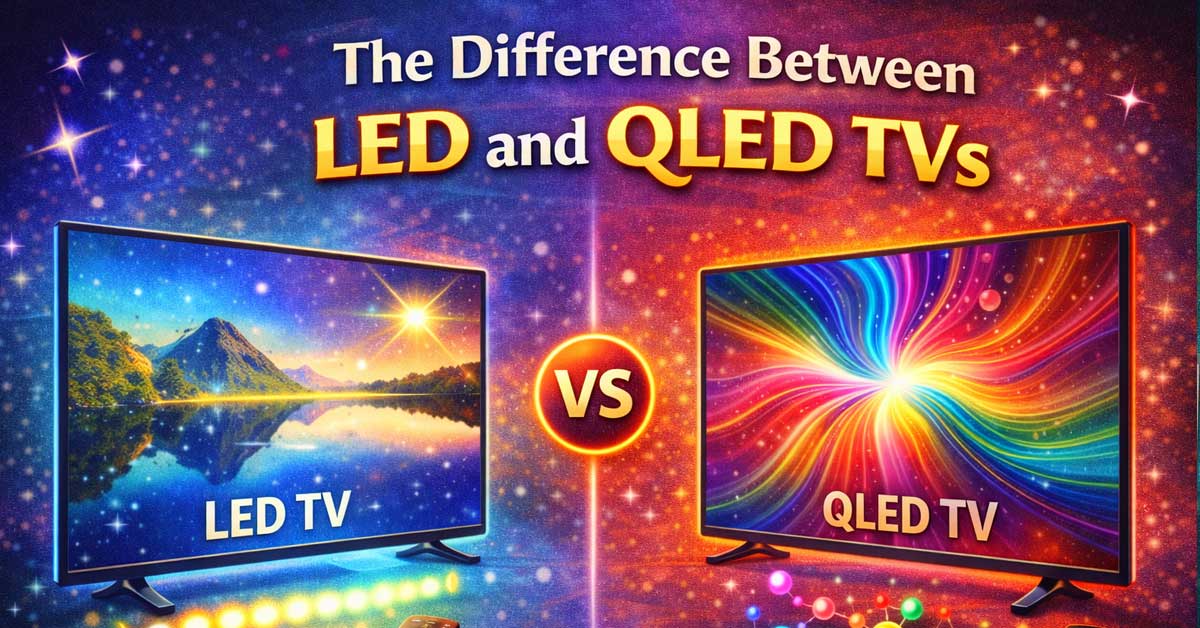 difference between led and qled