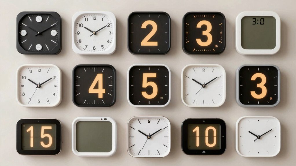 easy to read senior clocks