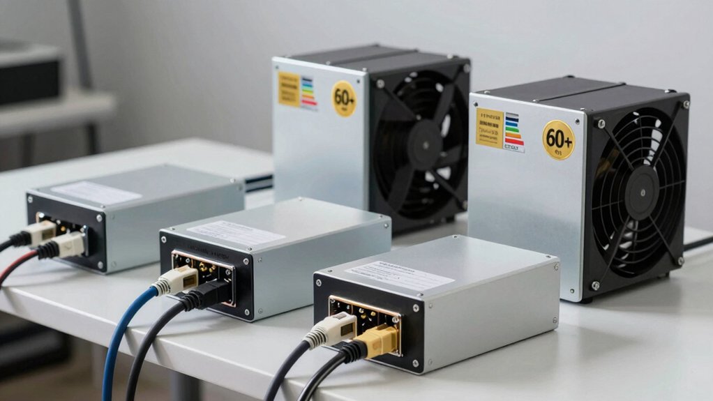 efficient modular cooled 1200w psu