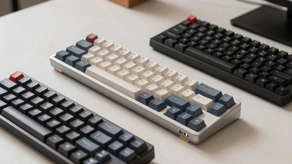 five factors for ortholinear keyboards