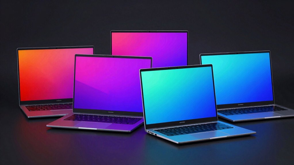 five oled laptop color revolution