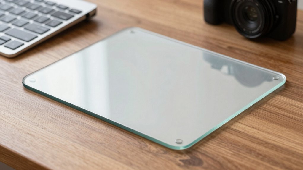 glass mouse pad surface quality thickness glide durability