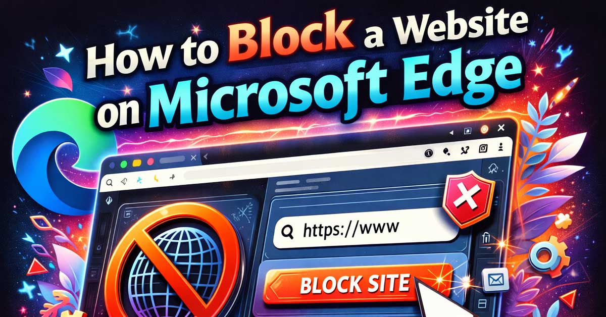 how to block website microsoft edge