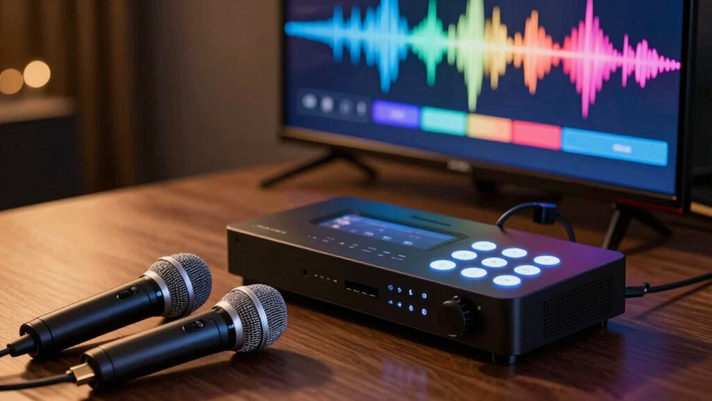 karaoke hdmi audio mics
