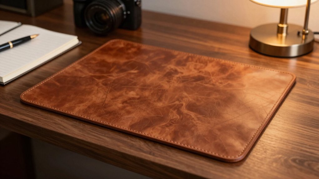 leather desk pad quality fit grip protection