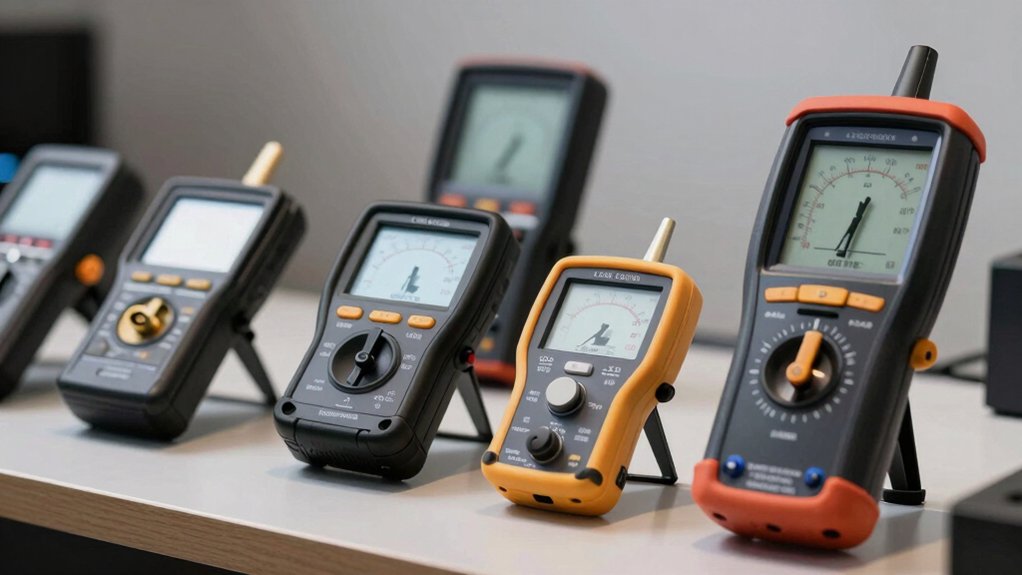 lux meter range display battery durability