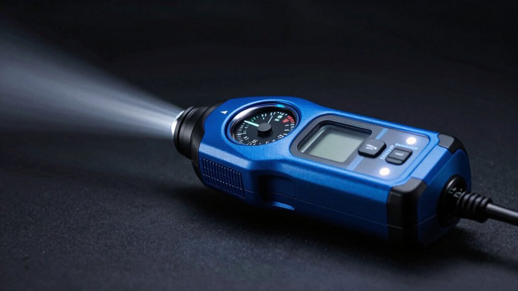 measurement range non contact accuracy illumination brightness power battery life