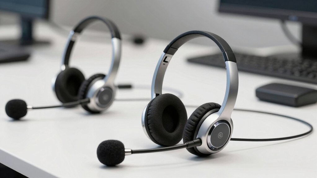 noise canceling long lasting multi connectivity headsets