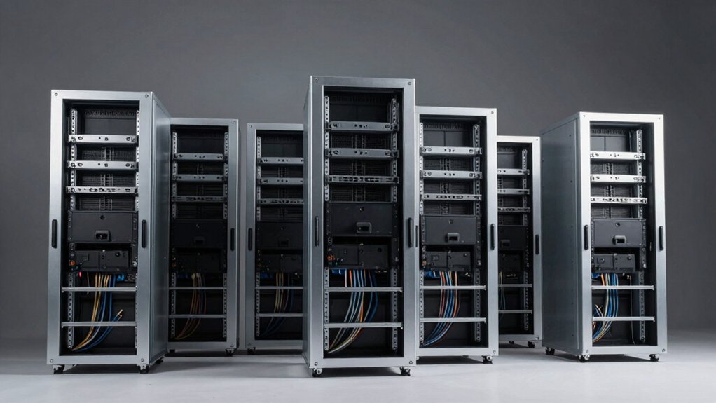 open frame racks optimize airflow
