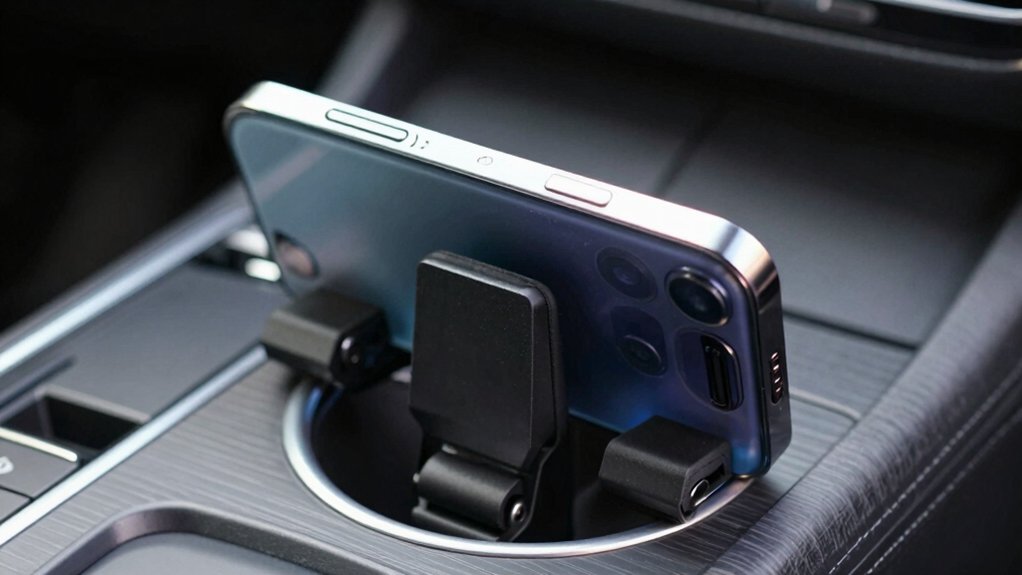 phone cup holder compatibility and safety checks