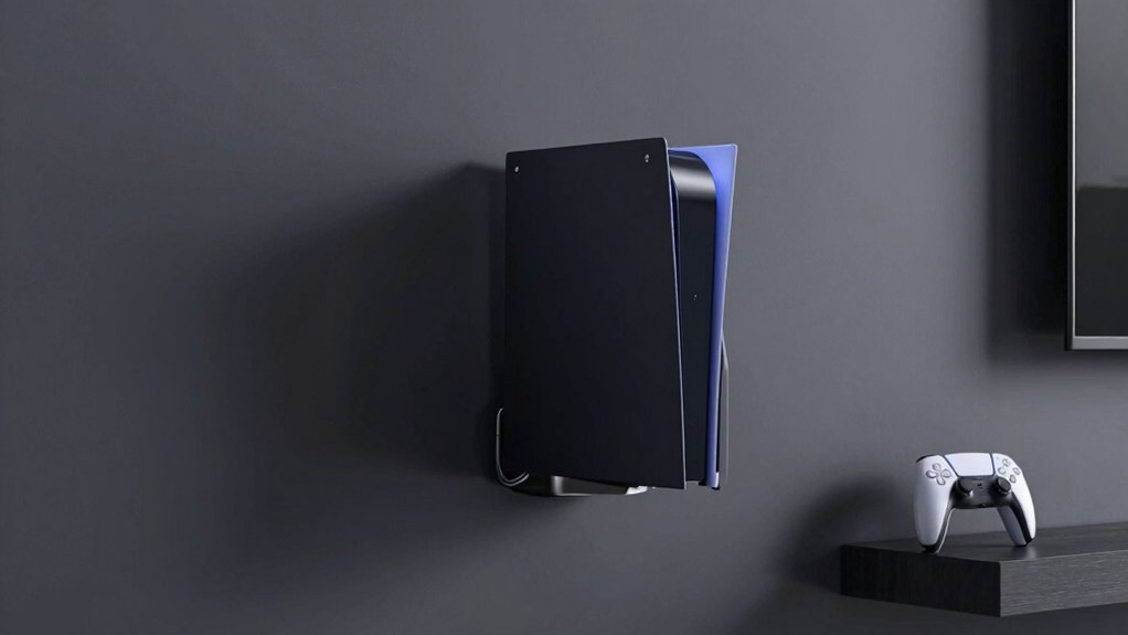 ps5 mount compatibility installation materials ventilation storage