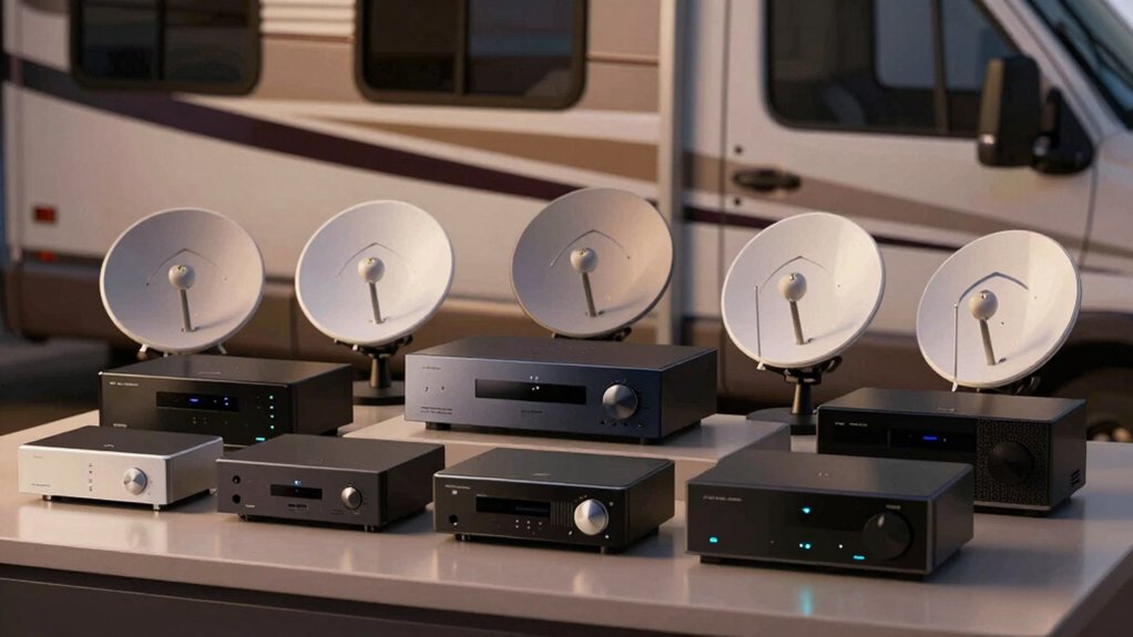 rv dish receivers for road trips