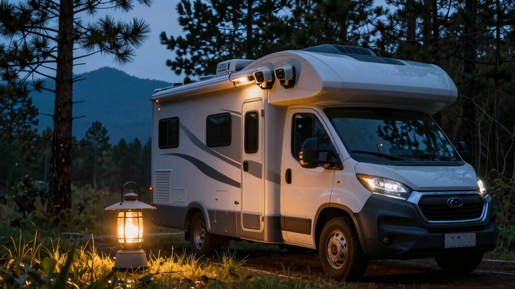 rv security camera considerations power video storage connectivity