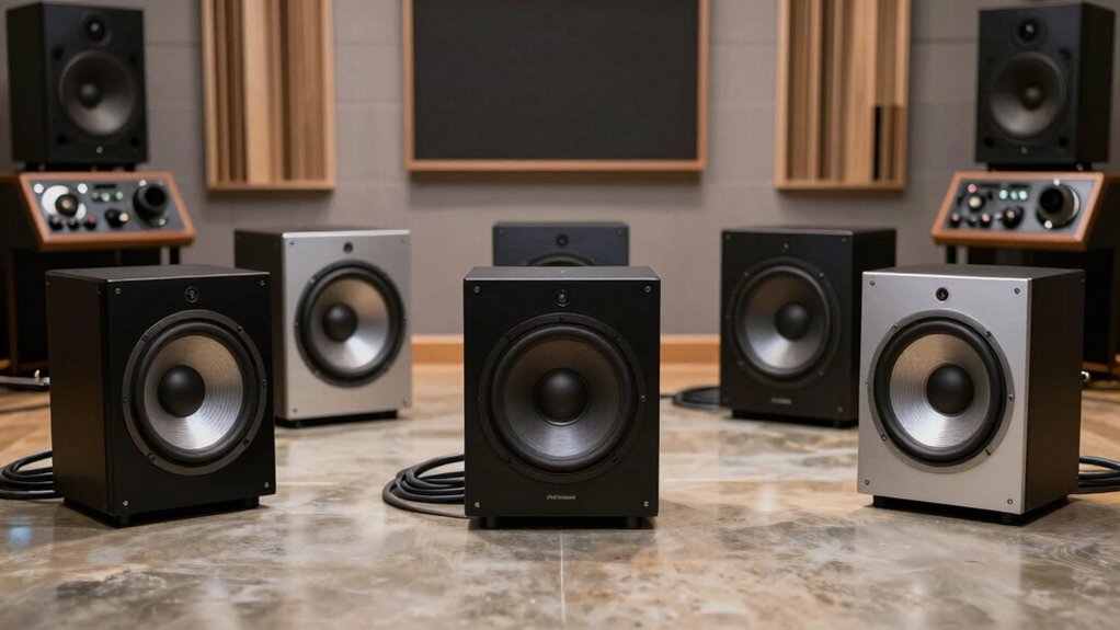seven best subwoofers for studio mixing