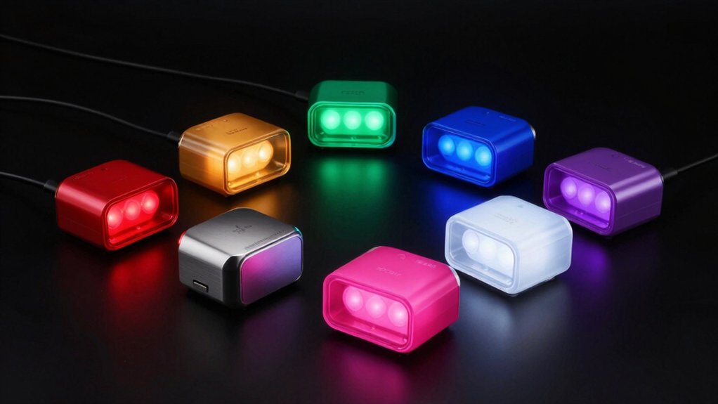 seven color led light therapy machines highlighted