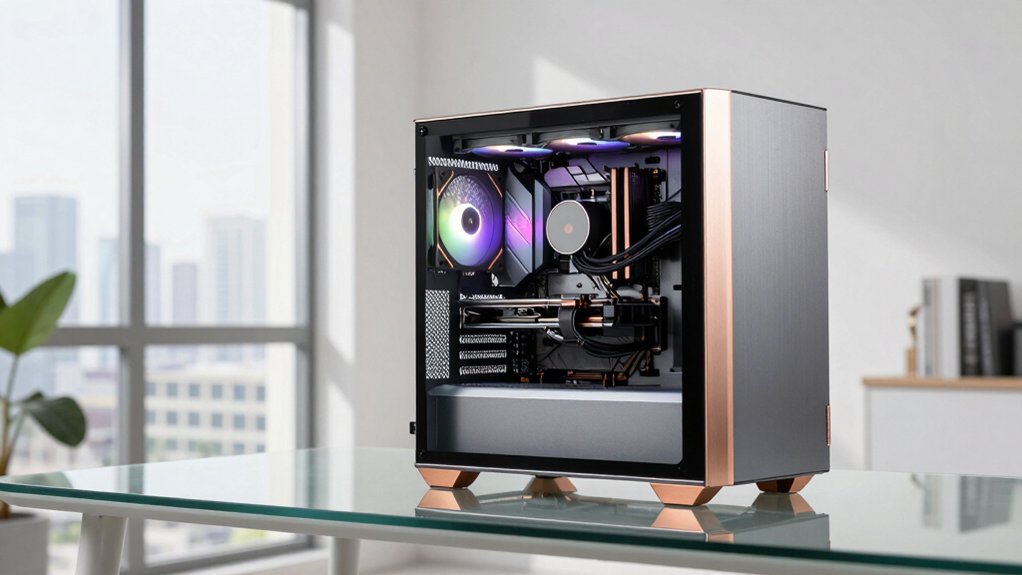 space efficient cooling and cable management