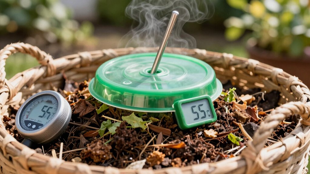 temperature monitor selection criteria for composting